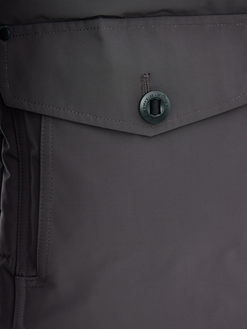Giubbino Field Jacket in Grigio Scuro Moose Knuckles