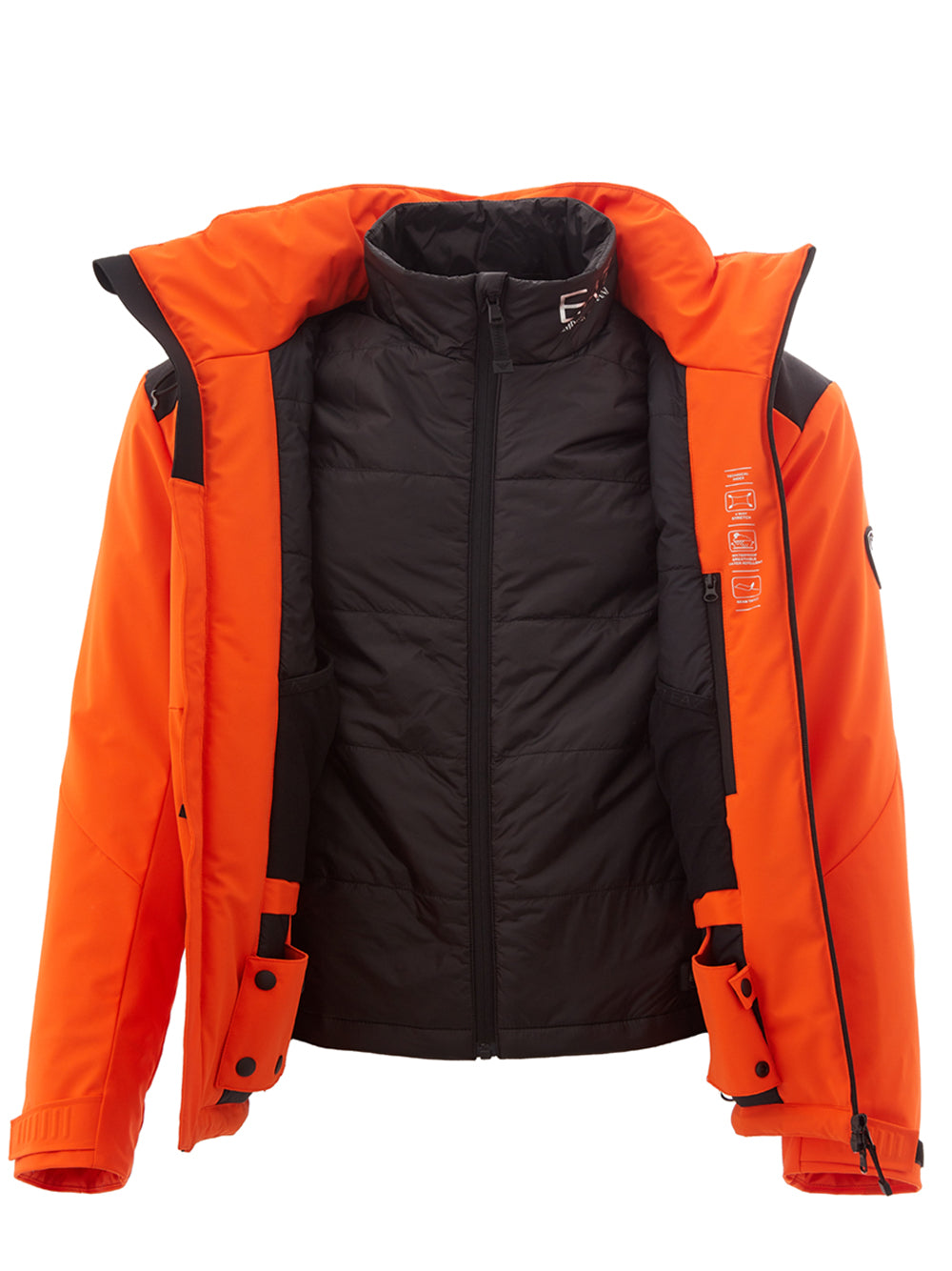 Veste Technique Orange Fluo EA7