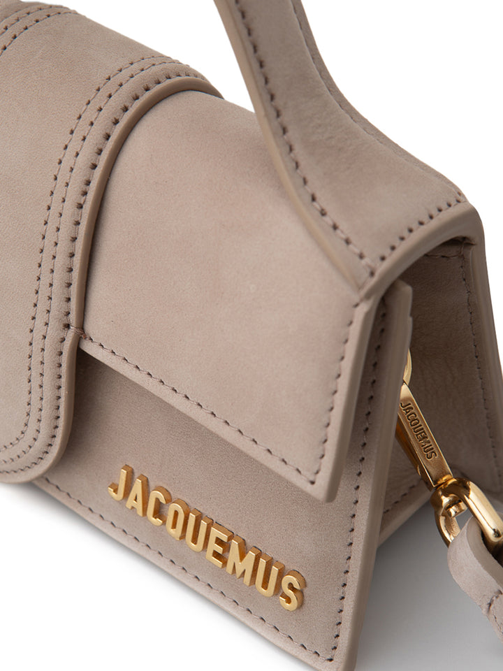 Borsa Jacquemus tote Le Bambino in nabuk