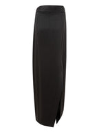 Gonna Extra Lunga in Raso Nero Tom Ford