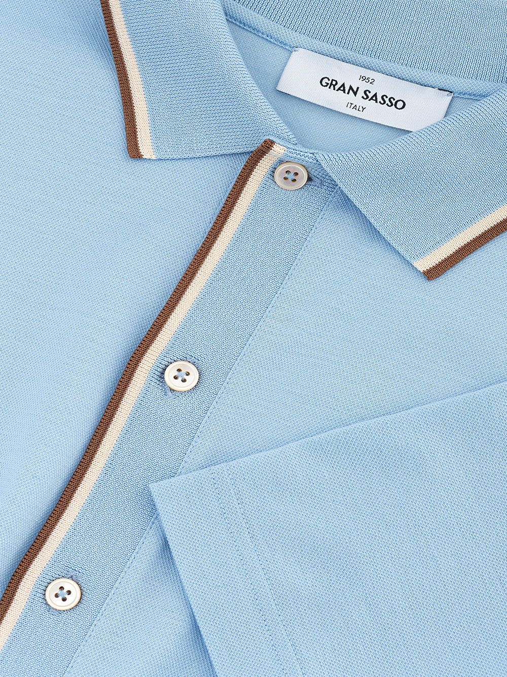 Gran Sasso Light Blue Half Sleeve Shirt