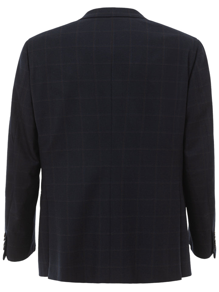 Brioni 'Ravello' Check Single-Breasted Jacket