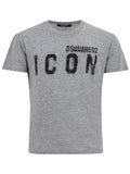 T-Shirt Grigio Mélange Dsquared2