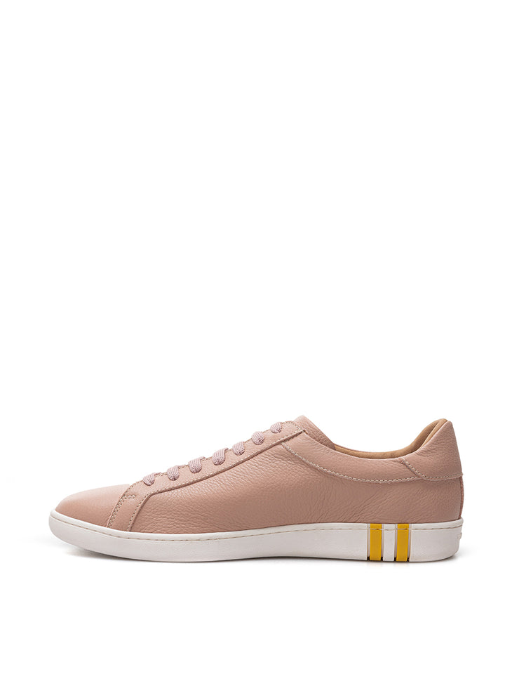 Pink Low Sneakers in Bally Leather