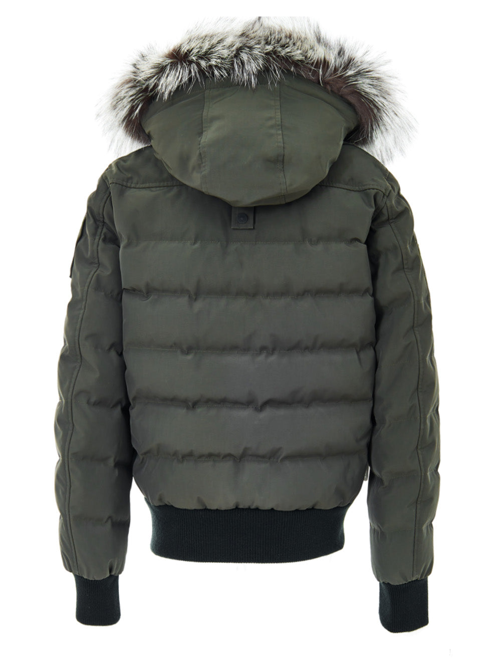 Giubbino Bomber Verde Overfit Imbottito Moose Knuckles