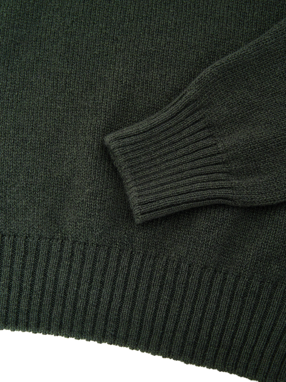 Maglione Dolcevita in Lana Verde Scuro Gran Sasso