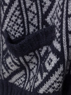 Cardigan in Cashmere Blu Cruciani.