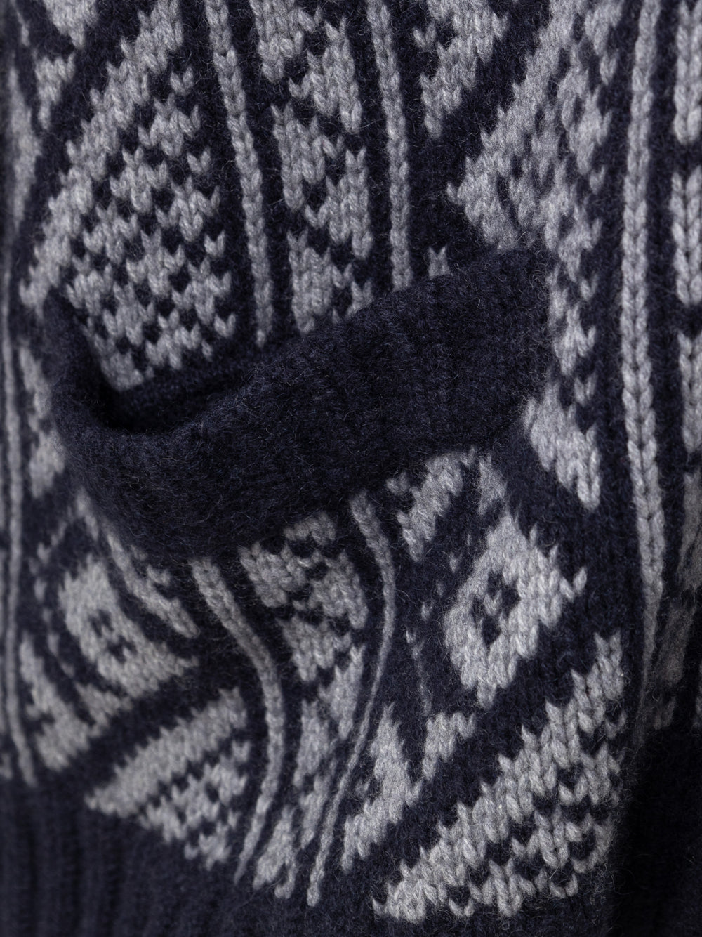 Cardigan in Cashmere Blu Cruciani.