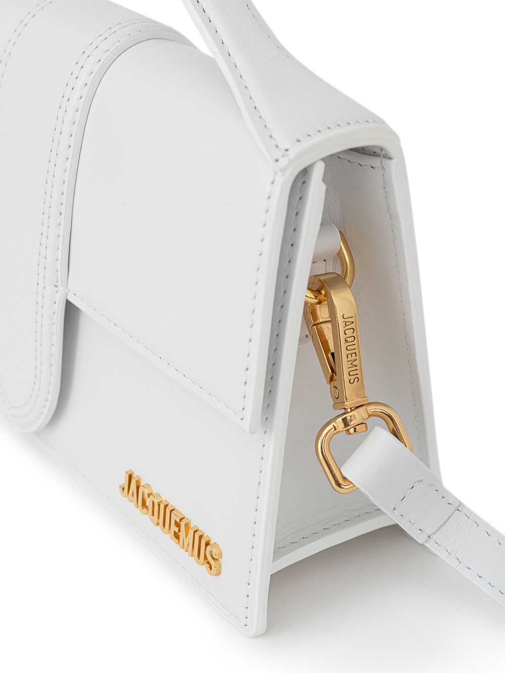 Borsa Le Grand Bambino in Pelle Bianca Jacquemus