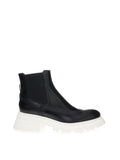 Stivaletti Chelsea Alexander McQueen tacco Bianco
