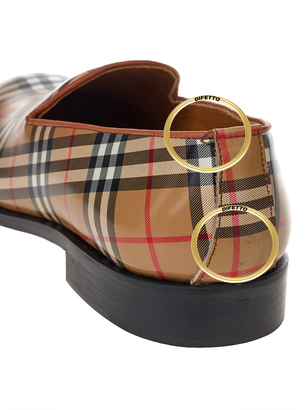 Mocasín a cuadros Burberry