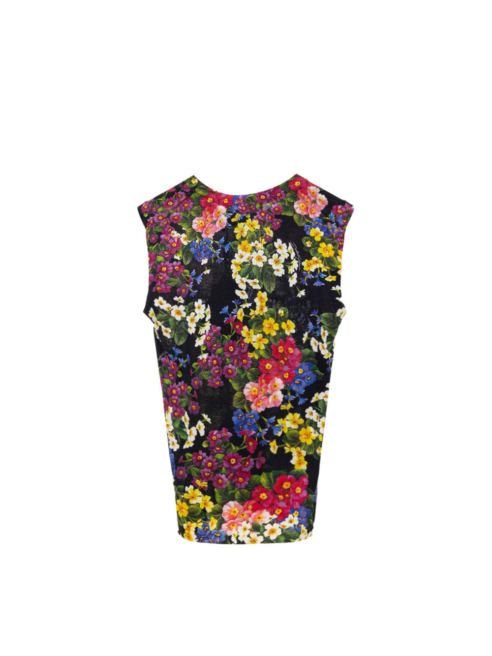 Top Knitwear Stampa Fiori Dolce & Gabbana