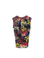 Top Knitwear Stampa Fiori Dolce & Gabbana