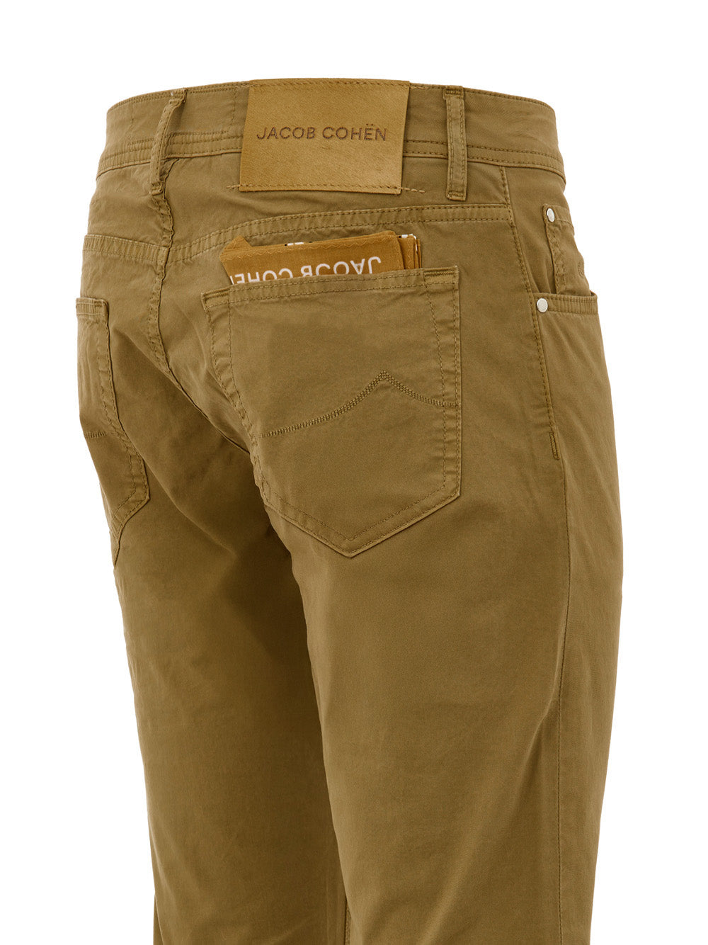 Pantaloni Nick in Cotone Stretch Ocra Jacob Cohen