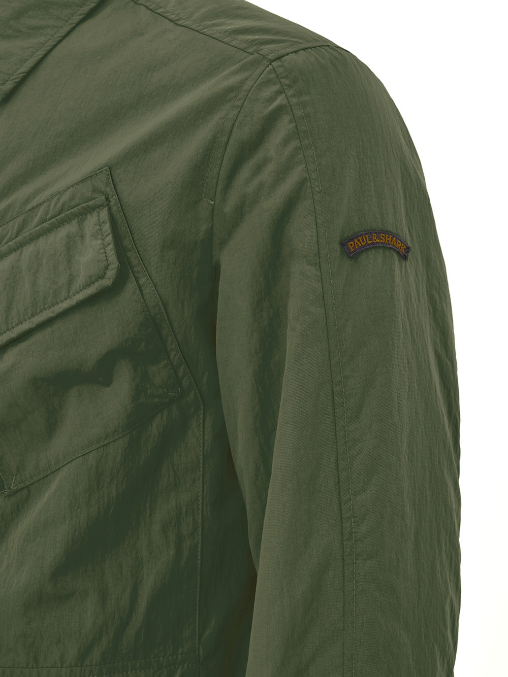 Giubbino Overshirt in Tessuto Tecnico Verde Paul & Shark