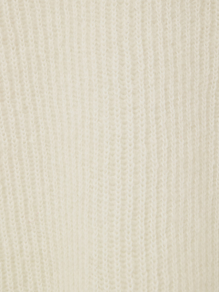 Maglia Collo Polo Bianca a Coste Inglesi Gran Sasso