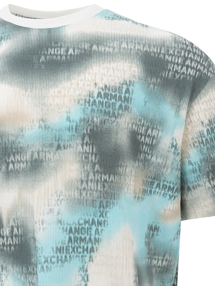 Armani Exchange Tye &amp; Dye Ribbed T-Shirt