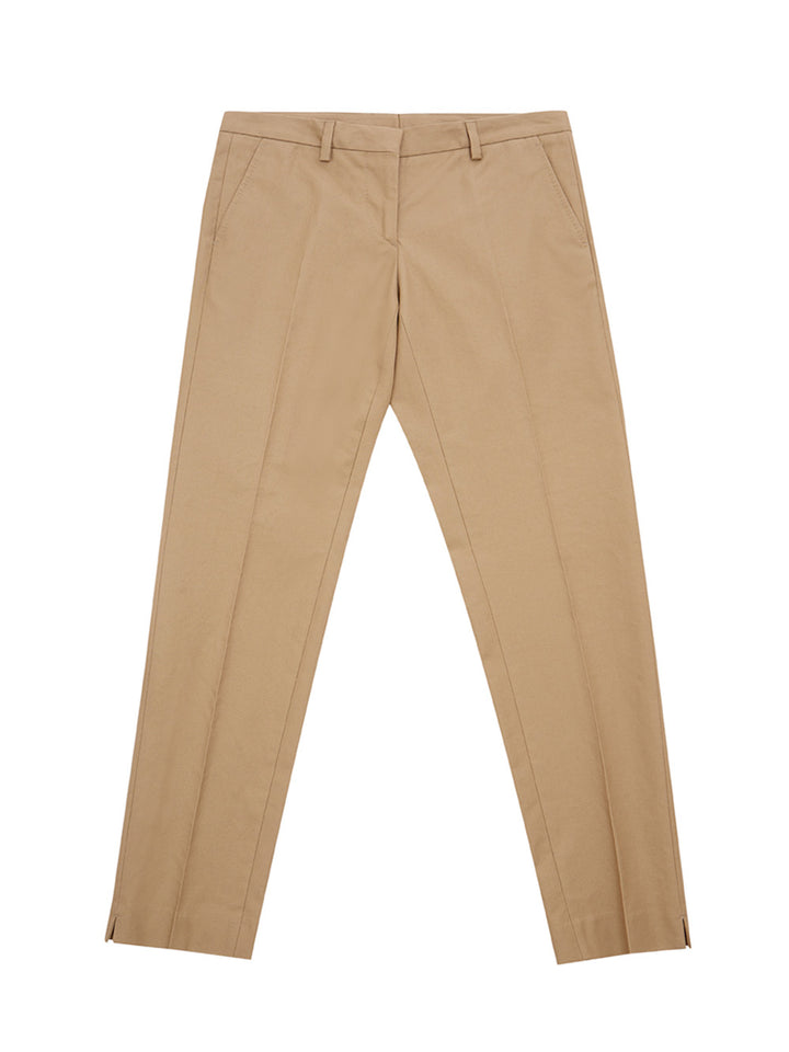 Lardini Beige Cotton Trousers