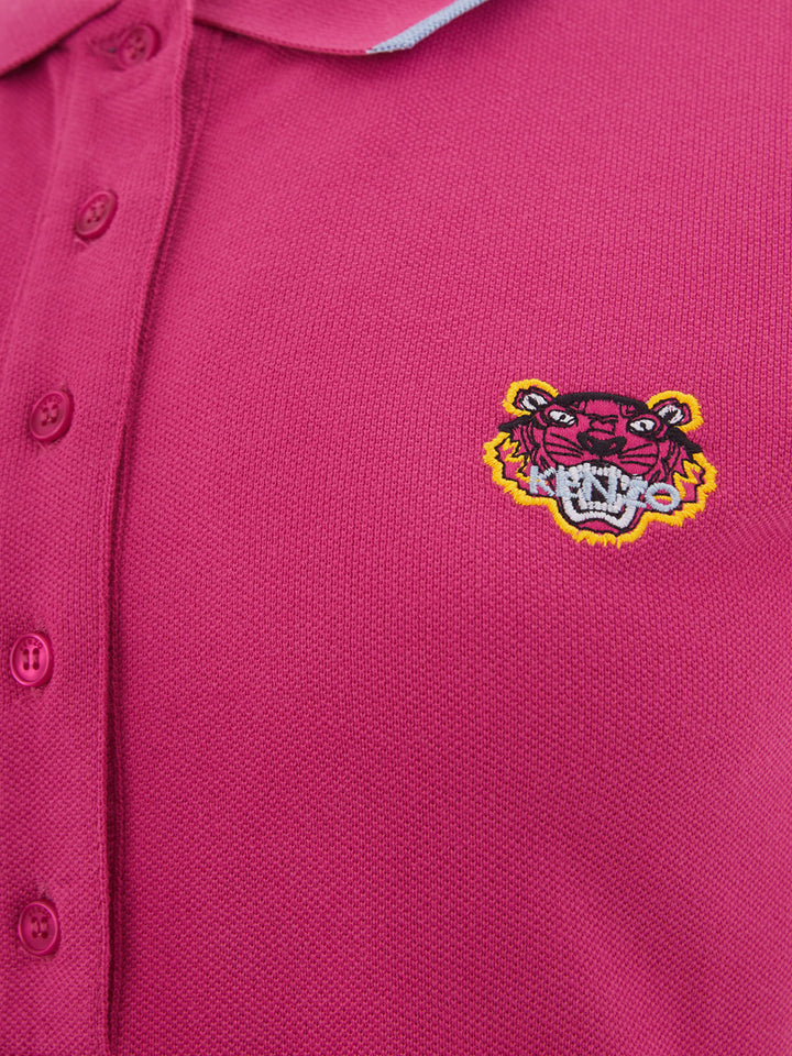Kenzo Pink PIquet polo shirt
