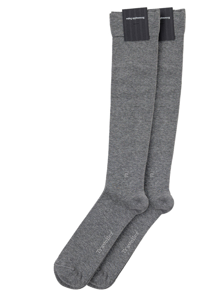 Chaussettes bipack en coton mélangé Zegna