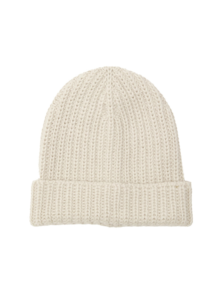 Cappellino in Lana di Alpaca Bianco Gran Sasso