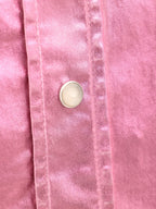 Camicia Cropped in Tessuto Stretch Lurex Rosa Metal Dolce & Gabbana