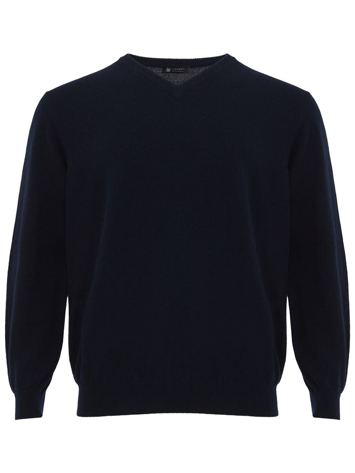 V-neck sweater in Kid Cashmere Colombo