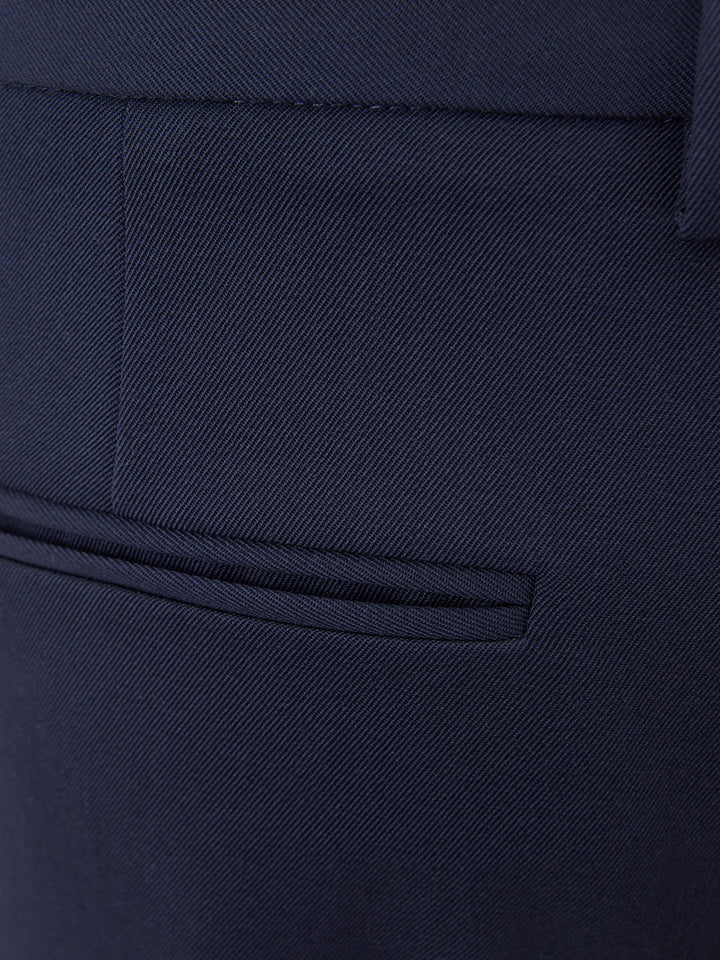 Blaue Wollhose von Lardini