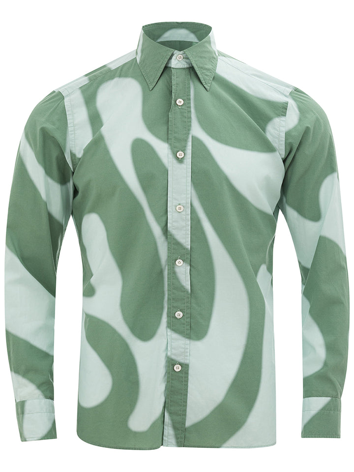 Camisa con efecto tie-dye de Tom Ford