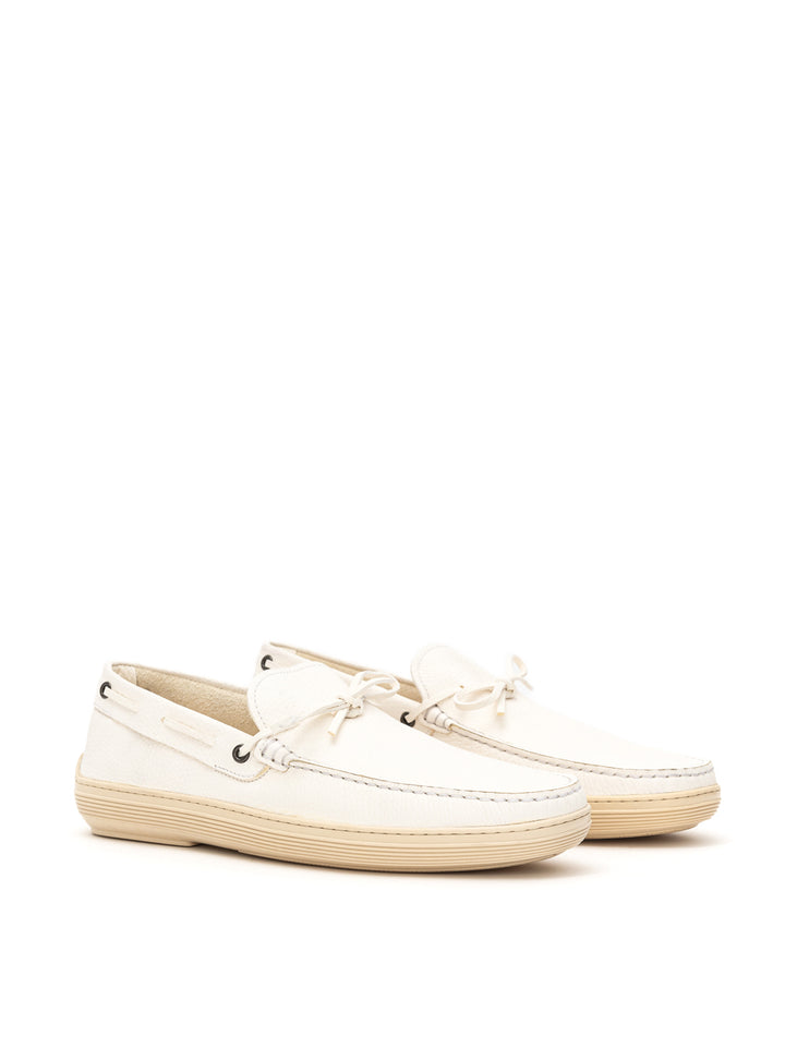 Mocassin Tod's en cuir blanc