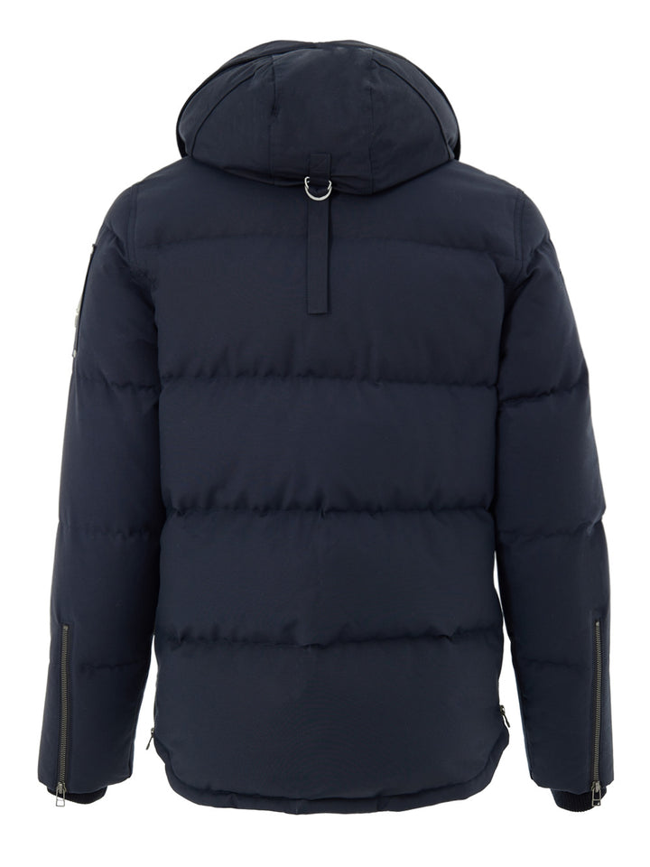 Giubbino Imbottito in Tessuto Blu Moose Knuckles