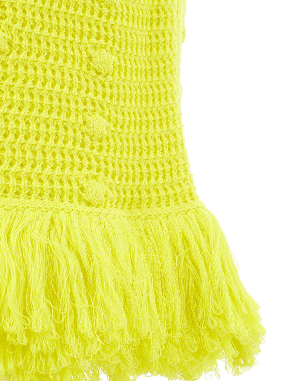 Bottega Veneta Pom Pom Knitting Skirt