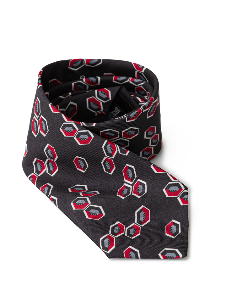 Anthracite Silk Tie by Giorgio Armani