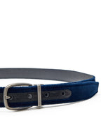 Cintura in Suede Blu Scuro Dolce & Gabbana