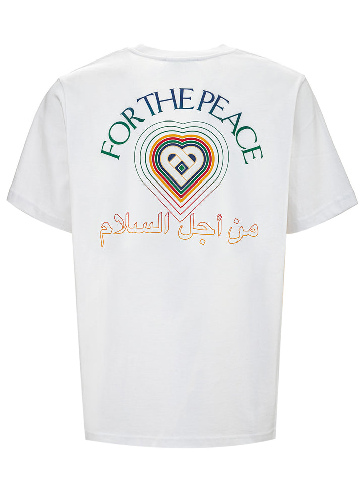 T.Shirt  con Stampa For The Peace Casablanca
