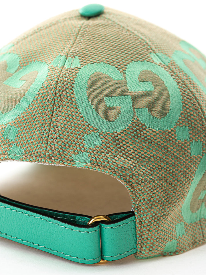 Cappello Baseball Jumbo con Logo Allover GG Gucci