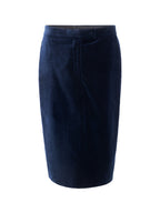 Gonna Midi in Velluto Blu Tom Ford