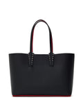 Christian Louboutin Cabata Große Tote Bag aus schwarzem Leder