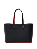 Christian Louboutin Cabata Große Tote Bag aus schwarzem Leder