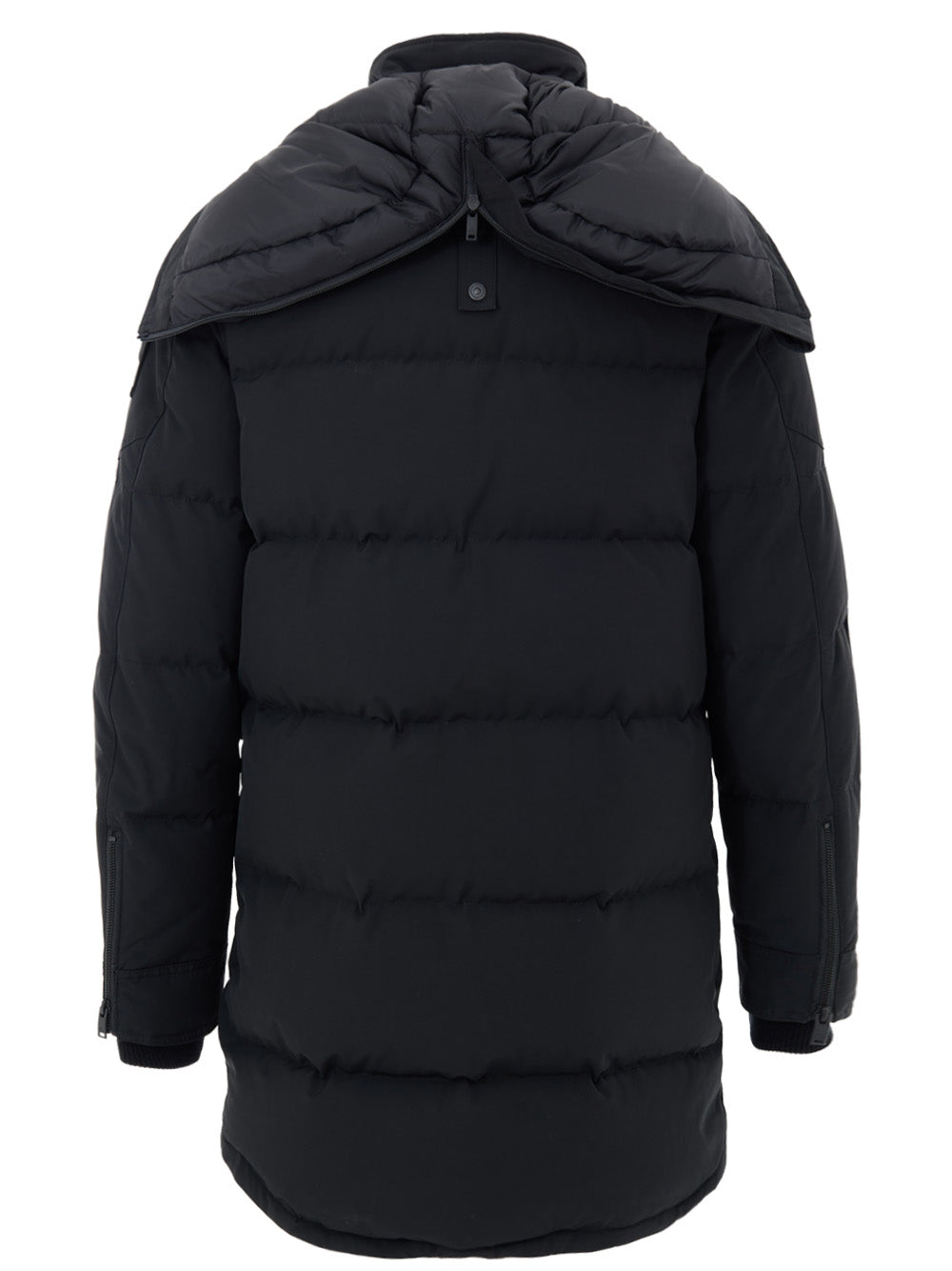 Giubbino Imbottito Lungo in Nero Moose Knuckles