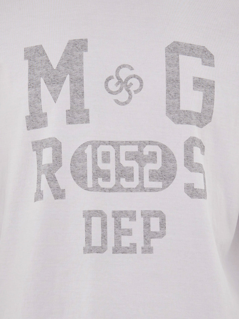 Maglia Grigia in Cotone a Maniche Lunghe Gran Sasso