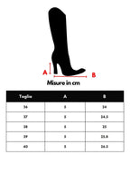Stivali Alti Chelsea Neri Knee-High con Effetto Coccodrillo