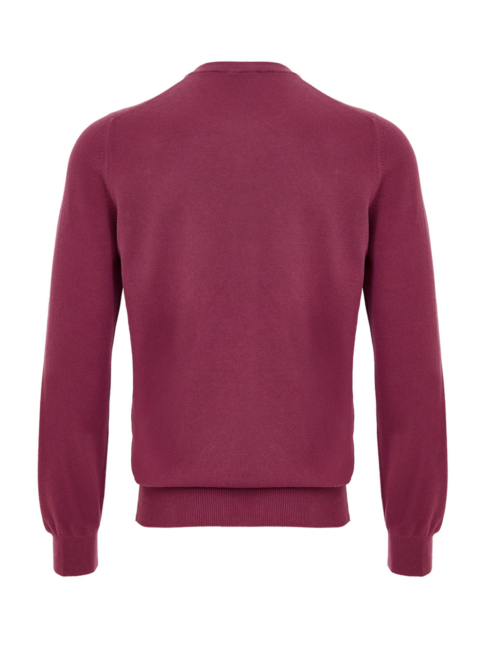 Maglione Girocollo Viola in Cotone Gran Sasso