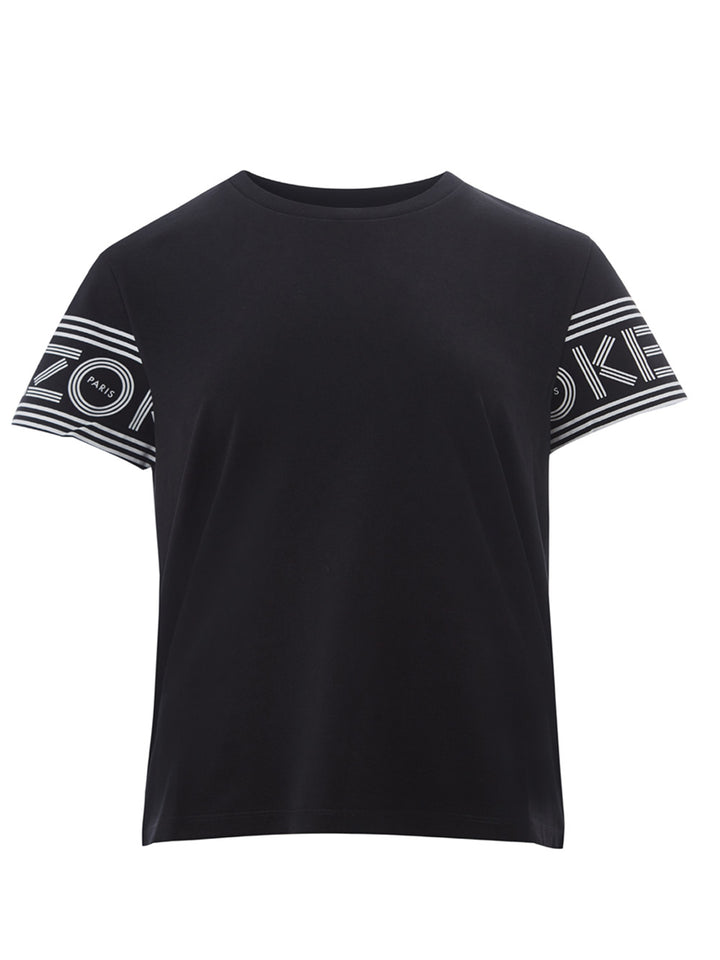 Kenzo Camiseta Piquet Negra