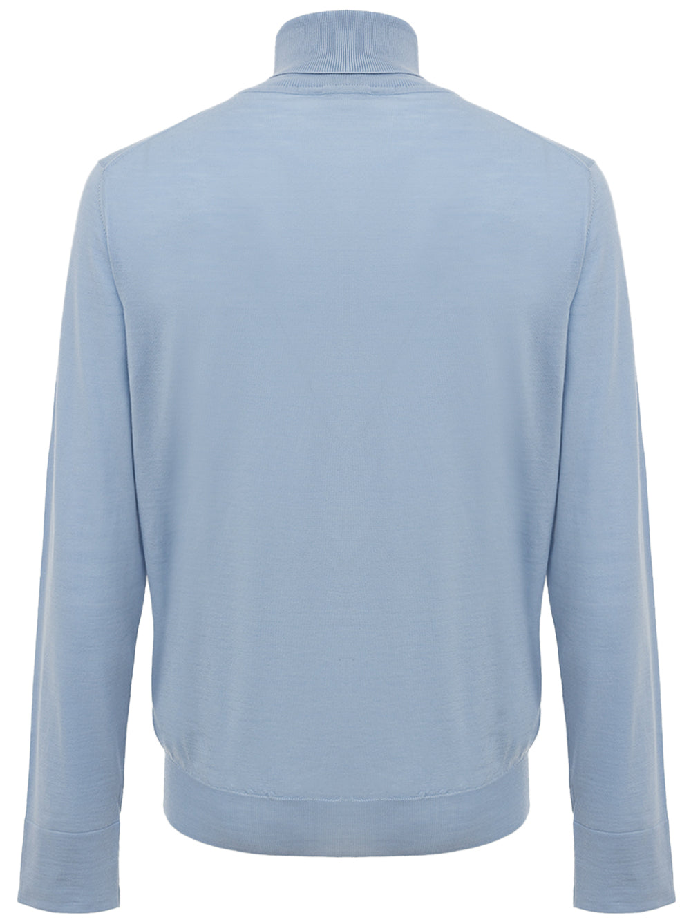 Cashmere Silk Turtleneck in Brioni Light Blue