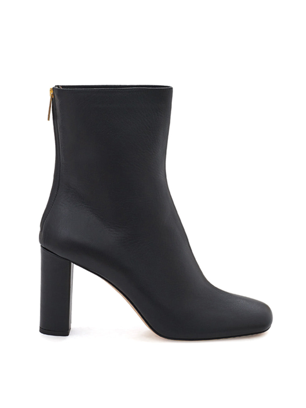 Black ankle boot with zip Paris Texas
