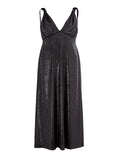 Abito con Spalline Effetto Lucido in Velvet