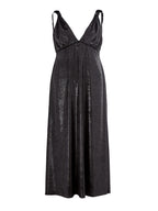 Abito con Spalline Effetto Lucido in Velvet