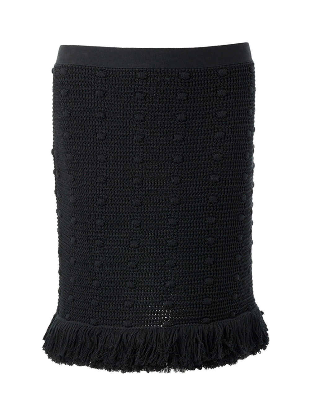 Bottega Veneta Pom Pom Knitting Skirt