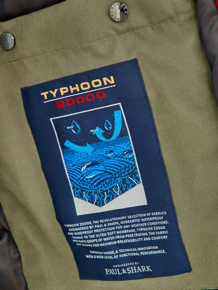 Giubbino Imbottito Carcoat in Verde Paul & Shark